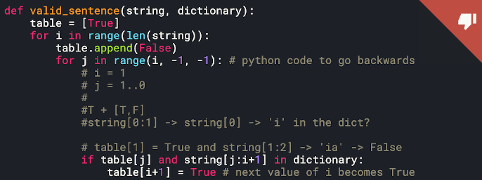 Validate string against dictionary