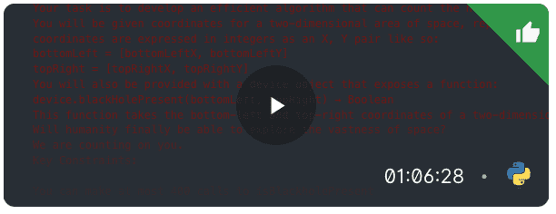 Counting Black Holes with Quadtree Binary Search
